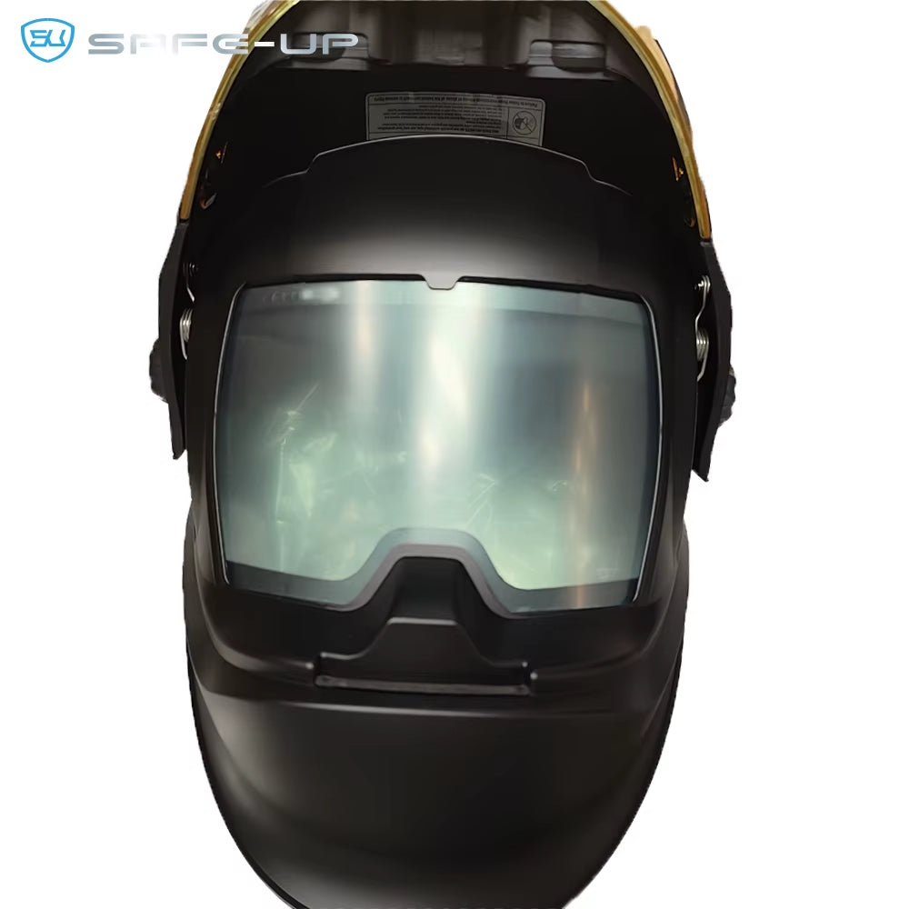 SAFEUP Professional Large View Welding Helmet 1111 for TIG MIG MAG MMA True Color Auto Darkening Welding Hood Cap Mask Welder