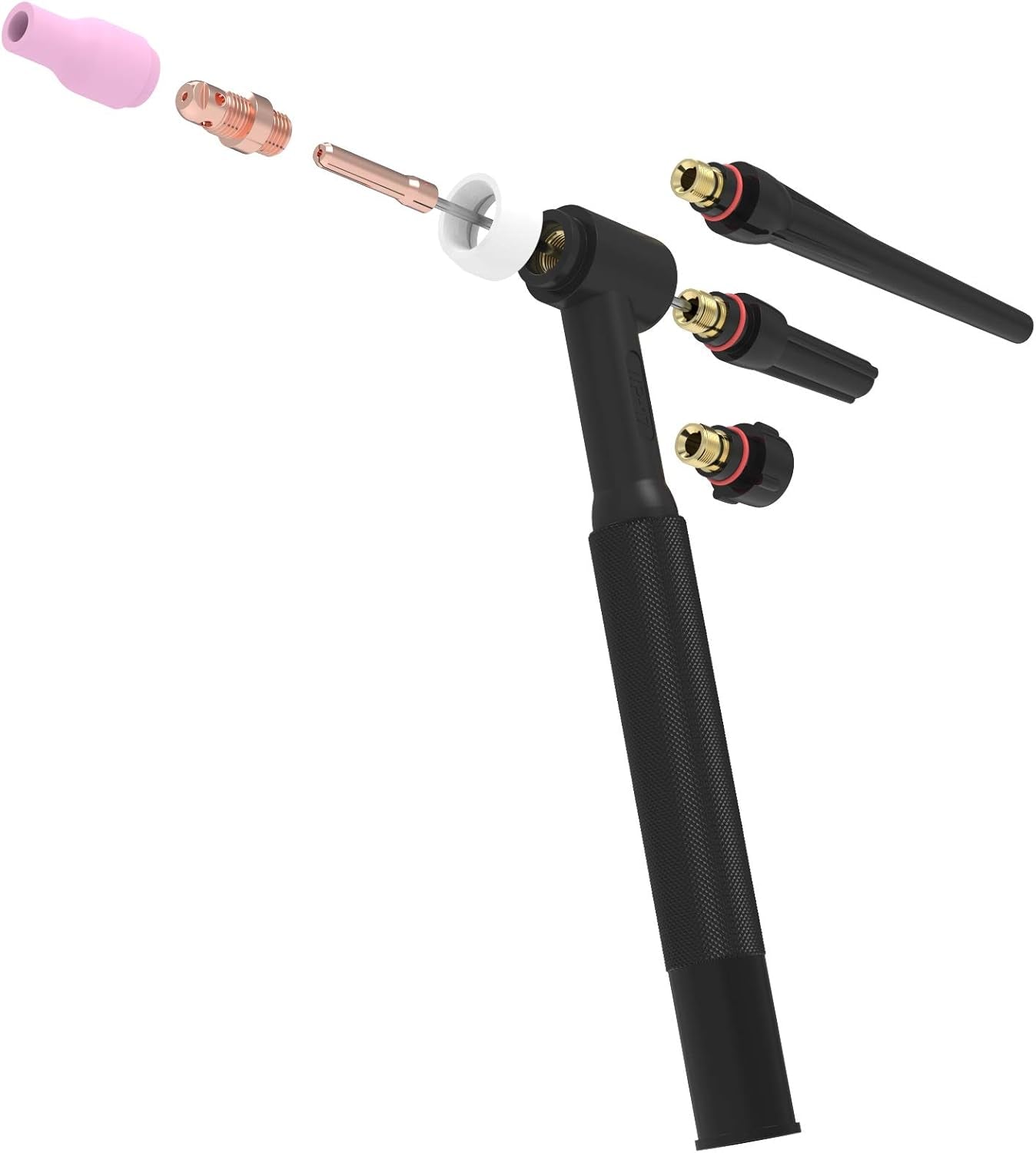 71Pcs TIG Welding Torch Stubby Gas Lens #12 Glass Cup Kit for WP-17/18/26