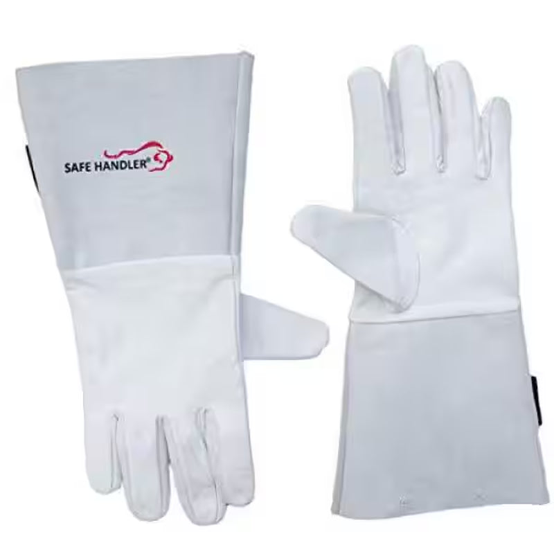 Premium TIG Welding Gloves with Extra-Long Cowhide Gauntlet for Ultimate Heat Protection - 1 Pair
